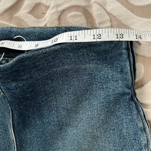 EB DEMIM Split Hem Jegging size 6/8/Medium with side zipper NWT Tommy wash - Picture 14 of 14